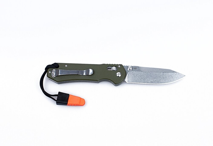 Нож складной карманный Ganzo G7452-GR-WS (Axis Lock, 90/210 мм) - изображение 2