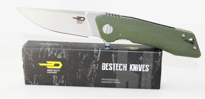Нож складной карманный Bestech Knife THORN Green BG10B-2 (70/185 мм) - изображение 2