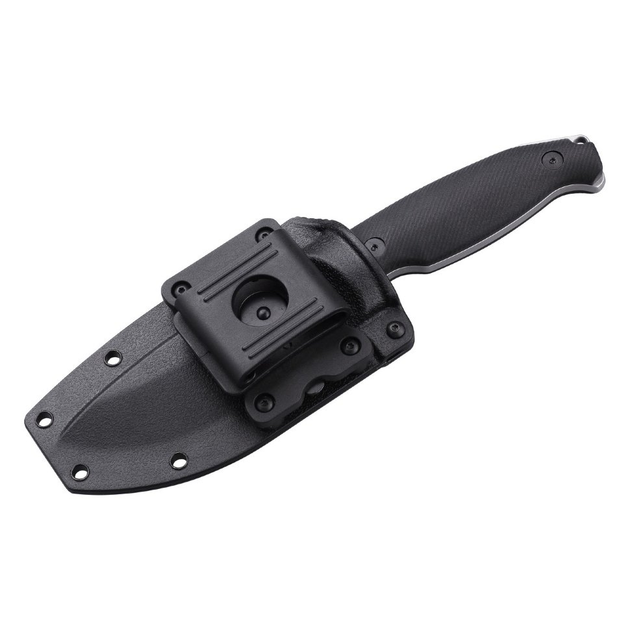 Нож Ruike Jager Black туристический с фиксированным клинком (110/223мм, Sandvik 14C28N, ножны) F118-B - изображение 2