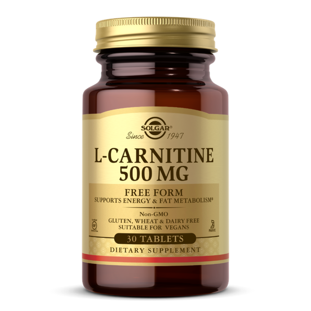 Карнитин L-Carnitine Solgar 500 мг 30 таблеток (SOL006) – фото, отзывы ...