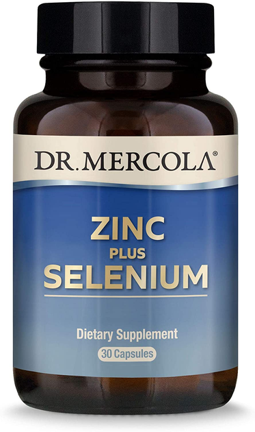 Цинк и селен Zinc Plus Selenium Dr. Mercola 30 капсул (DM033) – фото ...