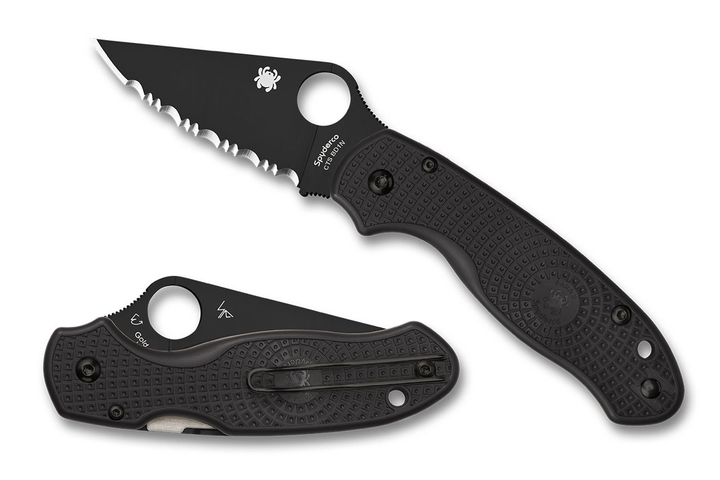 Кишеньковий ніж Spyderco Para 3 Black Blade, FRN (87.14.00) - зображення 1