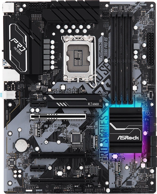 Płyta główna ASRock Z690 Pro RS (s1700, Intel Z690, PCI-Ex16) - Zdjęcie 1 Płyta główna ASRock Z690 Pro RS (s1700, Intel Z690, PCI-Ex16) - obraz 1