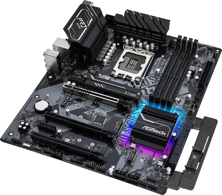 Płyta główna ASRock Z690 Pro RS (s1700, Intel Z690, PCI-Ex16) - Zdjęcie 4 Płyta główna ASRock Z690 Pro RS (s1700, Intel Z690, PCI-Ex16) - obraz 4
