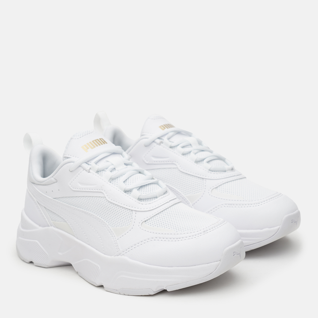 Жіночі кросівки Puma Cassia 38464701 38.5 (5.5) 24.5 см Puma White-Puma White-Puma Team Gold (4064536228723) - зображення 3