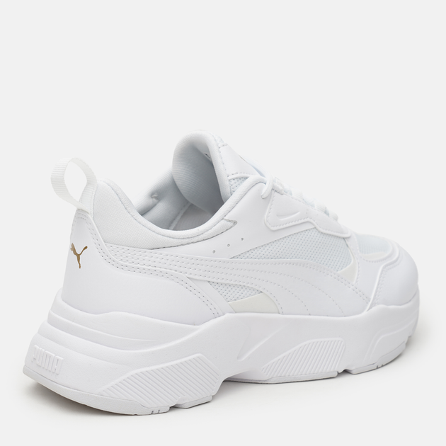 Жіночі кросівки Puma Cassia 38464701 38.5 (5.5) 24.5 см Puma White-Puma White-Puma Team Gold (4064536228723) - зображення 5