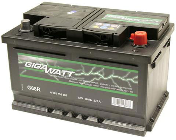 Аккумулятор gigawatt g62r