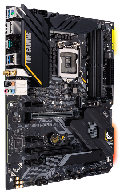 Материнская плата Asus TUF Gaming Z490-Plus (Wi-Fi) (s1200, Intel Z490, PCI-Ex16) - изображение 2