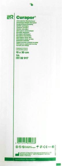 Повязка пластырная хирургическая Lohmann Rauscher стерильная Curapor 10 х 30 см х 50 шт (4021447842875) - изображение 2