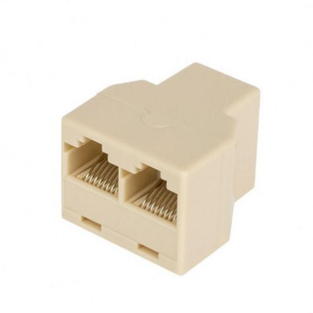 Переходник-разветвитель витой пары UTP Rj-45 F to 2*RJ-45 F – фото ...