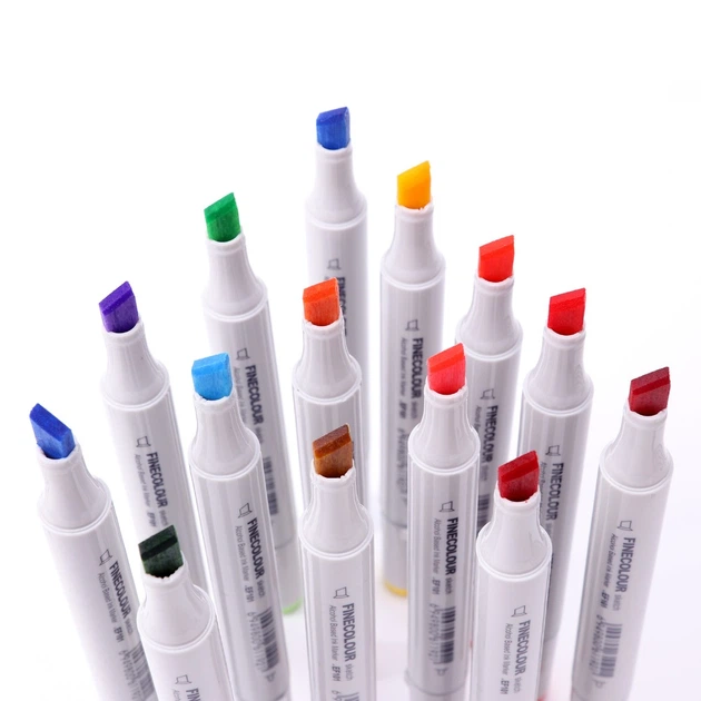 Маркери для скетчінга FINECOLOUR 72 кольори - зображення 6
