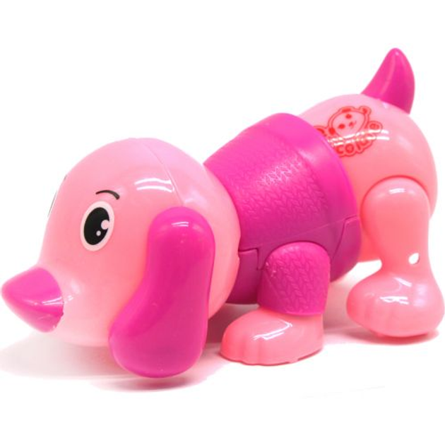 Заводная игрушка "Собачка", розовая – Безопасно. Удобно. ROZETKA