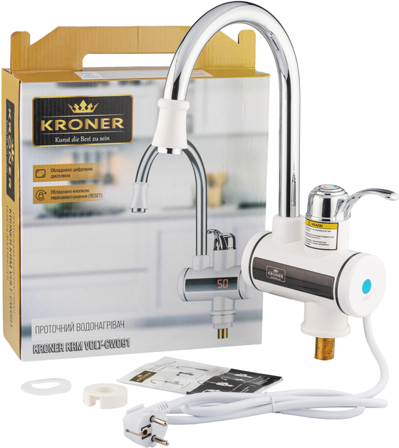 Электрический водонагреватель кран KRONER Volt-CW091 - изображение 6