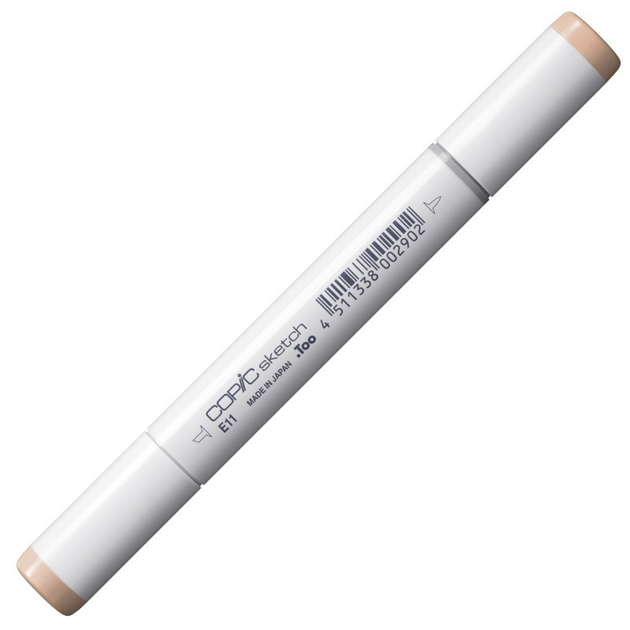 Спиртовой маркер Copic Sketch №E-11 Bareley beige Светлый бежевый ...