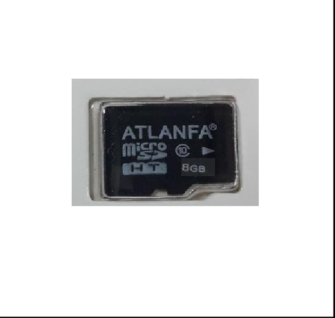 Карта памяти с переходником для кардридера Atlanfa MicroSD 8GB Class 10 adapter SD (OL-81550) - изображение 2