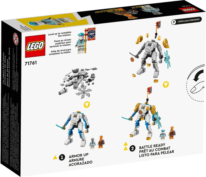 Lego Ninjago Могучий робот ЭВО Зейна 71761 – игрушки с доставкой от ROZETKA