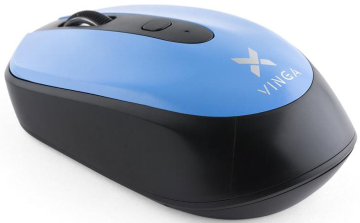 Мышь Vinga MSW-908 Silent Click Wireless Black/Blue - изображение 3