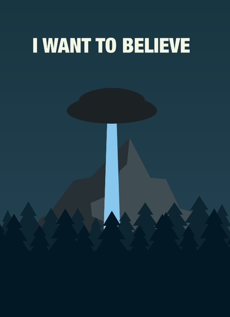 Постер I Want to Believe 01 – купить онлайн на ROZETKA