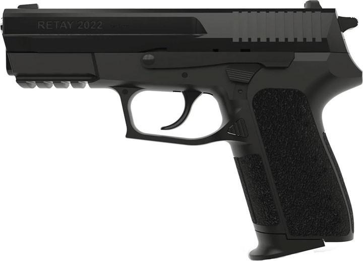 Пістолет стартовий Retay 2022. 9 мм Black - зображення 1