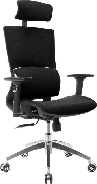 Офисное кресло GT Racer B-212A-2 Black - Фото 1 Офисное кресло GT Racer B-212A-2 Black - изображение 1