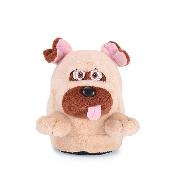Тапочки Кигуруми Игрушки Kigurumi Мопс Домашние Комнатные Плюшевые ...