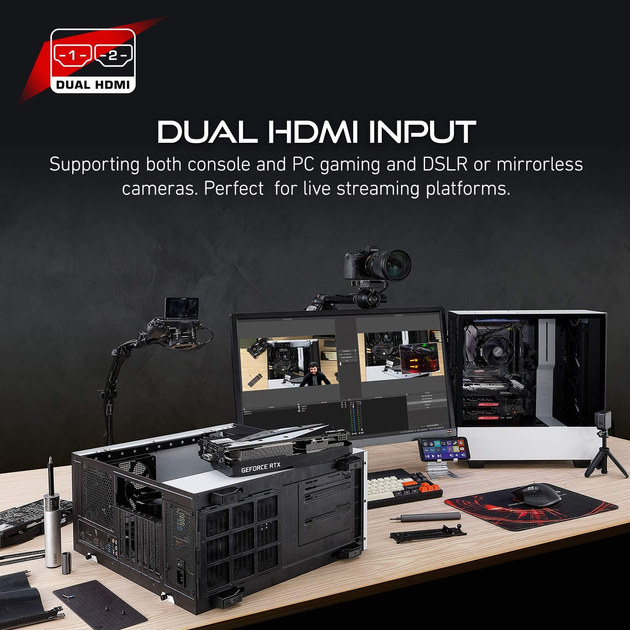 Карта захоплення відео AVerMedia Live Gamer Duo GC570D Black (61GC570D00A5) (61GC570D00A5) - зображення 6