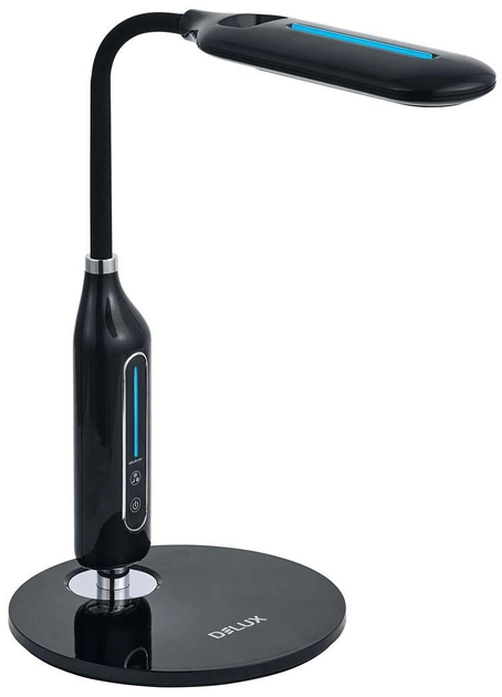 Настільна світлодіодна лампа Delux TF-510 8 Вт чорна (90018128) - зображення 1
