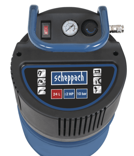 Компрессор безмасляный 24 л HC24V Scheppach (5906117901) - изображение 2