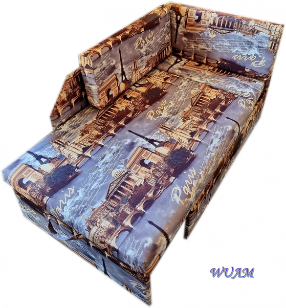 Детский диван Квадрик Г 55*105*75 Серо-Коричневый Париж 000210 – фото ...