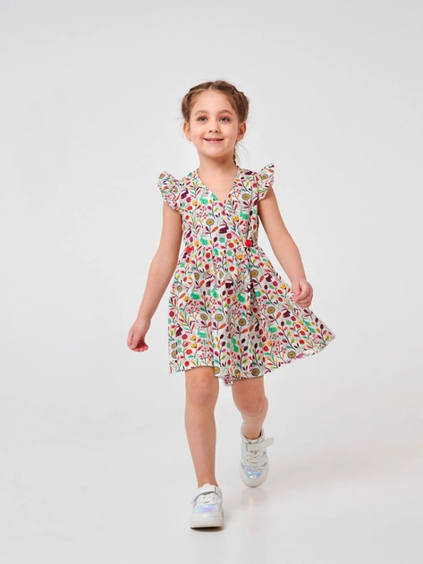 Акція на Дитяча літня сукня для дівчинки Smil Летний микс Літній мікс 120351 116 см Різнокольорова від Rozetka