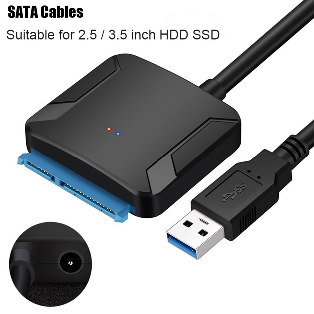 Адаптер-переходник USB - SATA 7+15 pin для HDD/SSD купить в СПб и с доставкой по России.