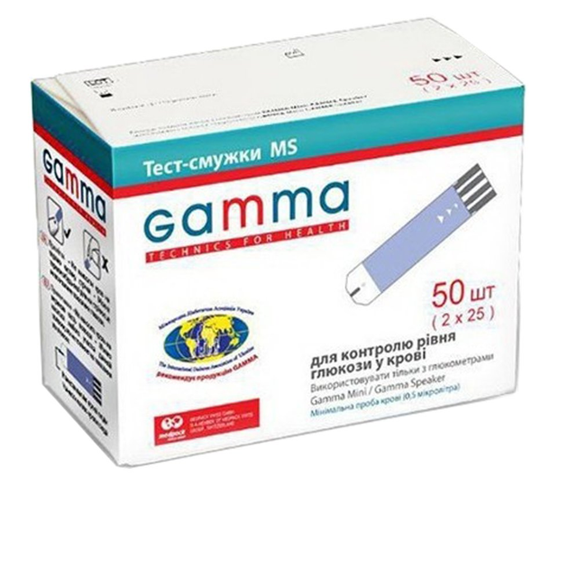 Тест-смужки Гамма MS #50, Gamma MS #50 - зображення 1