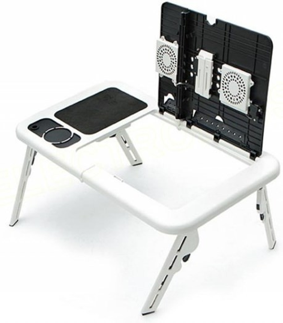 Портативный складной столик для ноутбука с охлаждением E-Table – фото ...