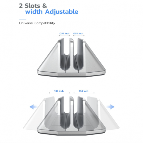 Подставка вертикальная для ноутбука Nulaxy Vertical Laptop Stand (0001) - изображение 2