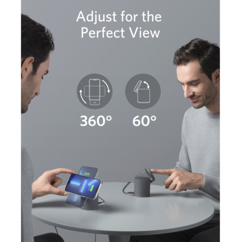 Зарядний пристрій Anker 623 Magnetic Wireless Charger MagGo (B2568) - Фото 4 Зарядний пристрій Anker 623 Magnetic Wireless Charger MagGo (B2568) - зображення 4