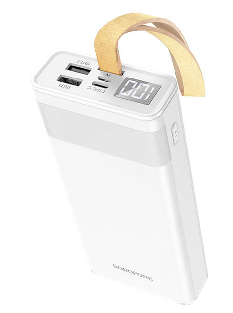 Power Bank BOROFONE BJ18 Coolmy 20000 mAh Білий - Фото 1 Power Bank BOROFONE BJ18 Coolmy 20000 mAh Білий - зображення 1