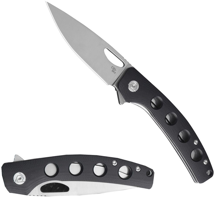 Кишеньковий ніж CH Knives CH 3530-G10 Black - зображення 2