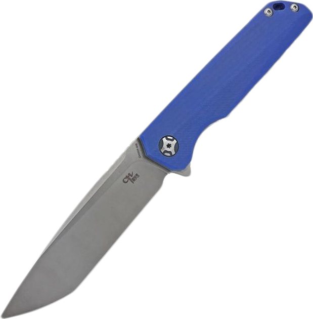 Карманный нож CH Knives CH 3507-G10-blue - изображение 1