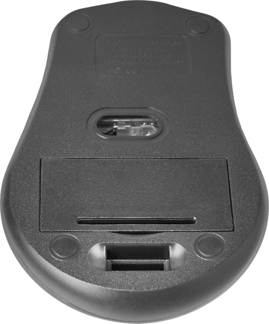 Беспроводная мышка Defender Datum MM-265 3 кН USB 1600 dpi Black (52265) - изображение 3