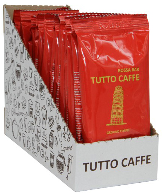 Кава мелена Tutto Caffe Rosso 100 г х 10 шт. від Rozetka на платформі USKIDKA Акція на Кава мелена Tutto Caffe Rosso 100 г х 10 шт. від Rozetka