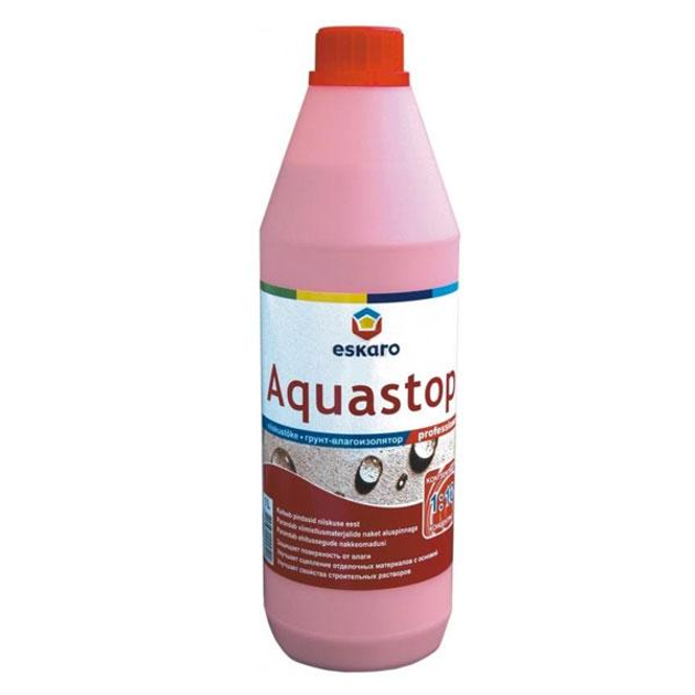 Грунтовка глубокопроникающая ESKARO Aquastop Professional (АКВАСТОП) 1: ...