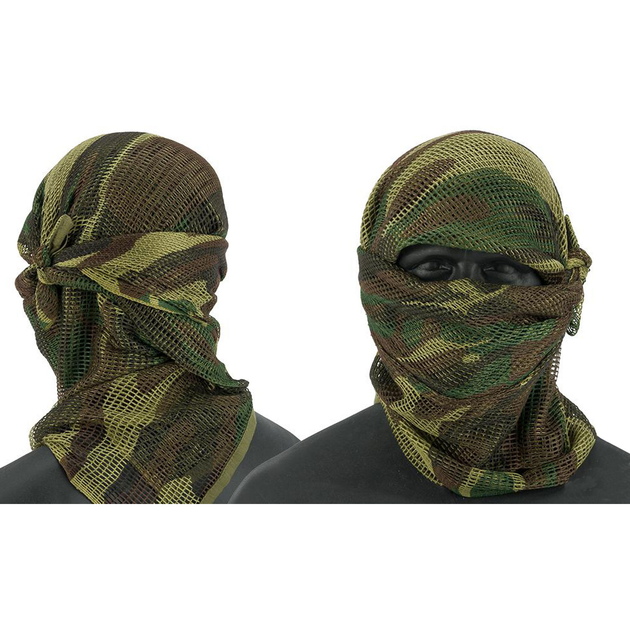 Шарф-сітка Emerson Proforce Face Sniper Veil Scarf коричнево-зелений камуфляж 2000000059198 - зображення 2