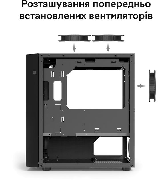 Корпус RZTK PcCooler Master RP200 Mesh RGB 3F - изображение 7