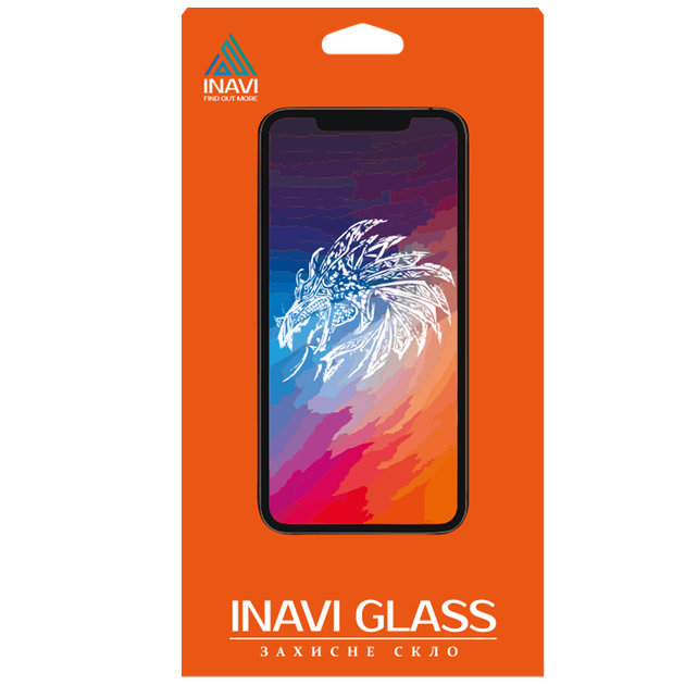 Защитное стекло для Apple iPhone 6 (NP) INAVI PREMIUM Черный - изображение 2