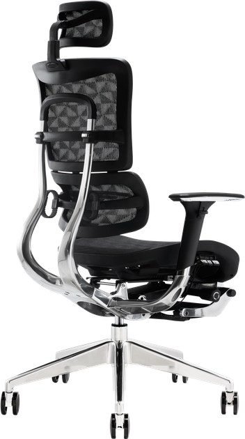 Офисное эргономичное кресло GT Racer X-801L Black (W-51) - изображение 3