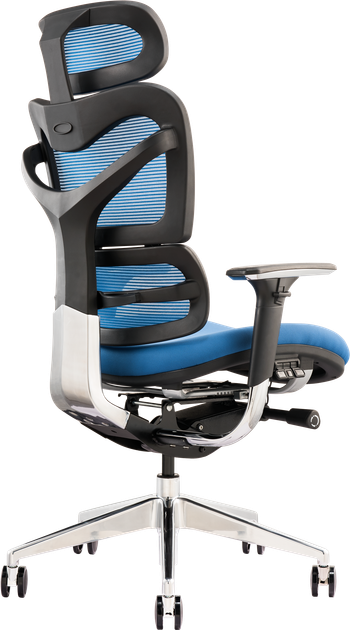 Офисное эргономичное кресло GT Racer X-782 Blue (W-25 B-45) - изображение 8