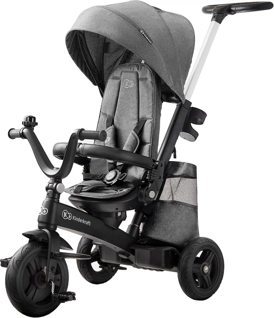 Rower trójkołowy Kinderkraft Easytwist Platinum Grey (KKRETWIGRY0000) (176375) - Zdjęcie 1 Rower trójkołowy Kinderkraft Easytwist Platinum Grey (KKRETWIGRY0000) (176375) - obraz 1