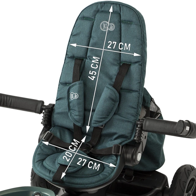 Велосипед триколісний Kinderkraft Easytwist Midnight Green (KKRETWIGRE0000) - зображення 9