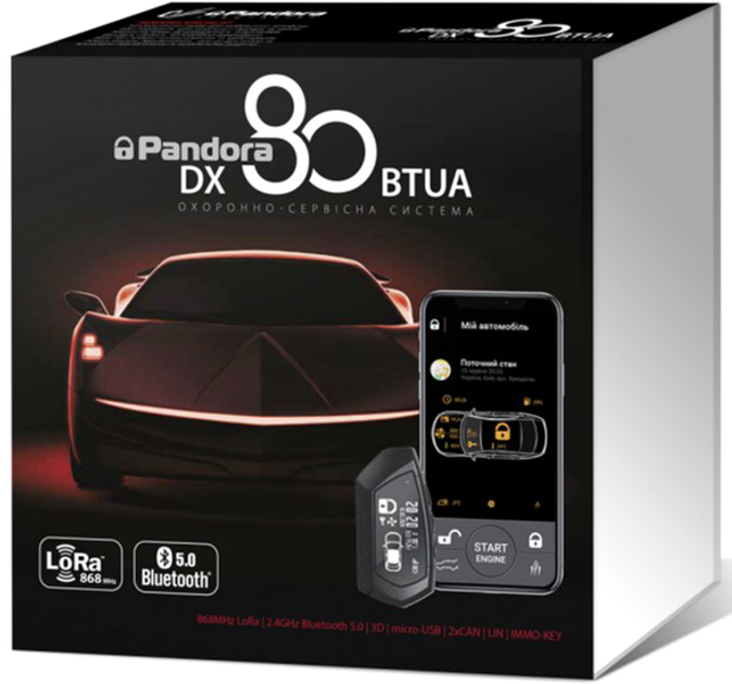 Pandora dx 9x bluetooth настройка