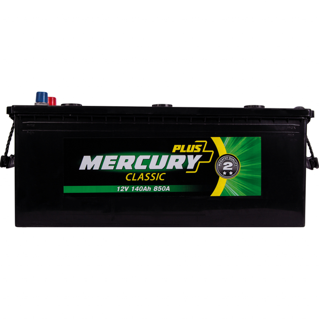 Аккумулятор автомобильный MERCURY battery CLASSIC Plus 140Ah боковая(+/-) без нижн. бурта (P47285) - изображение 2